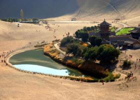 Crescent Lake in Dunhuang