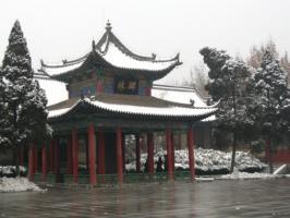 Xian Stele Forest Museum in Winter