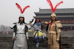 Xian Ancient City Wall Soldier Dressing