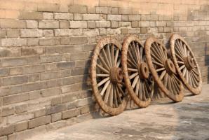 Xian Ancient City Wall Old Wheel