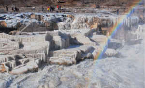 Hukou Waterfalls Winter Views