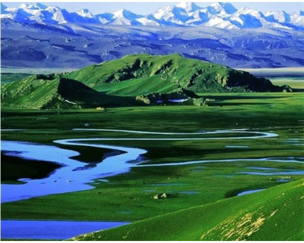 Xinjiang Bayanbulak Grassland Korla