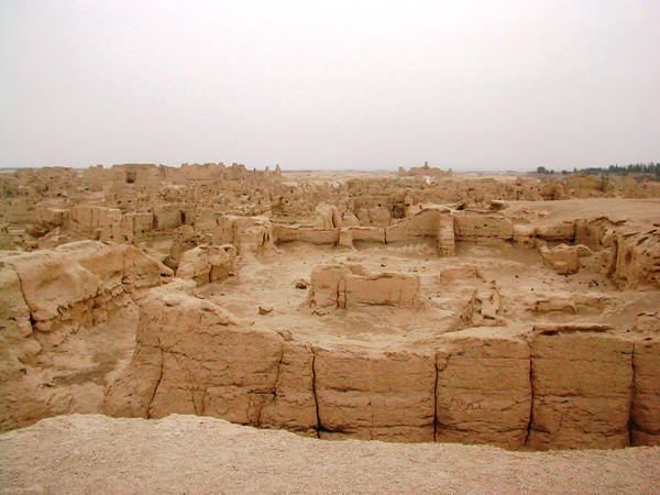 Loulan Ruins on Silk Road China