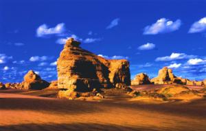 Yardang Geological Park Scence