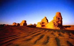 Yardang Geological Park Dunhuang
