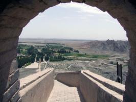 Overhanging Great Wall Gansu