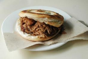 Marinated Meat in Baked Bun Shaanxi