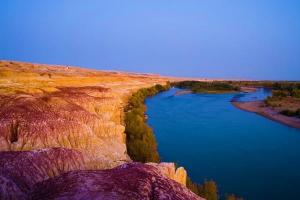 Five Color City Stone And River 