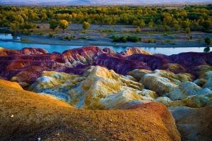Five Color City Stone