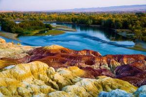 Colorful Five Color City
