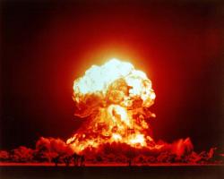 Lop Nor Nuclear Testing Site Bomb