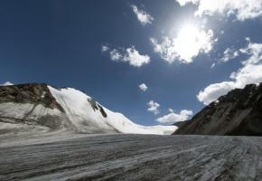 Tianshan Mountain No.1 Glacier Sunshine